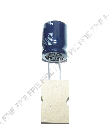 10V, 1000uF Radial Capacitor 12.95x15.75 by Panasonic (200-7304)