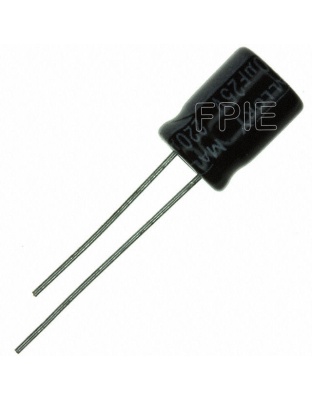 25V, 220uF Radial Capacitor 8.10x11.30mm by QVS (200-6077)