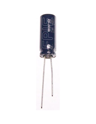 25V, 330uF Radial HFQ Capacitor 8x20mm by Panasonic (200-6078)