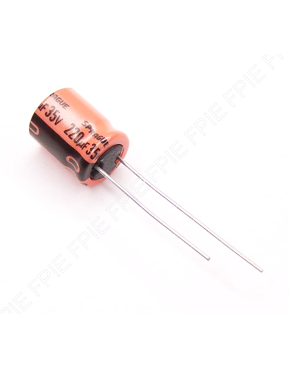 35V, 220uF Radial UVX Capacitor 10x13.40mm by Vishay (UVX1V221MPAAPG)