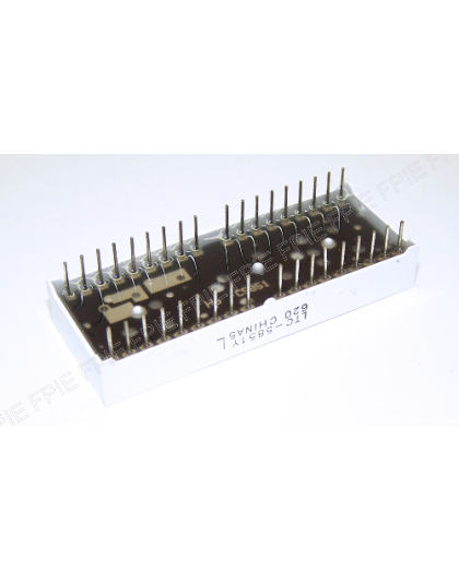 4 Digit 7 Segment Yellow Common Anode Display by LITE-ON (LTC-5851Y)