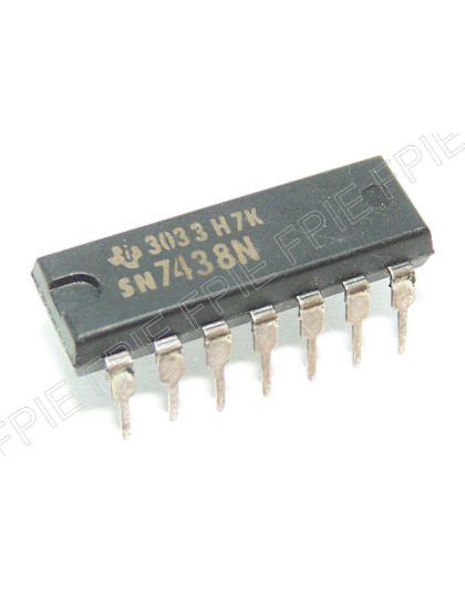 SN7438N TTL − Quad 2−Input Pos NAND Buffer by Texas Instruments