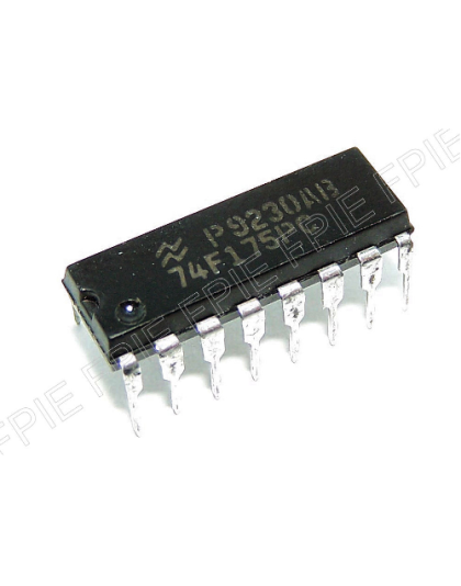 Flip-Flop D-Type Sngl 4-Bit IC 16 DIP by National Semiconductor (74F175PC)