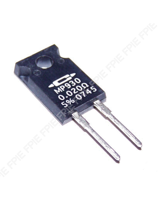 0.020 Ohm, 30W, 1% Power Film Resistor by CADDOCK Electronics, Inc. (MP930-0.020-1%)