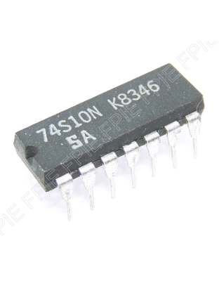 Triple 3-Input Positive-NAND Gates by Signetics (74S10N)