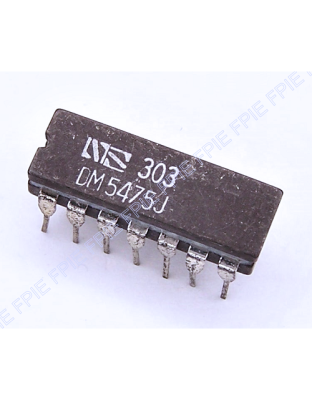 Single 4-bit Latch IC by National Semiconductor (DM5475J)