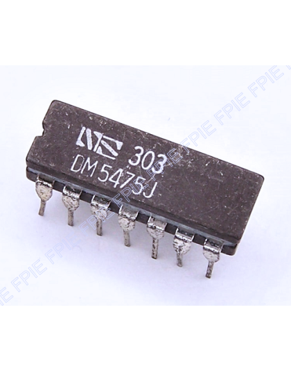 Single 4-bit Latch IC by National Semiconductor (DM5475J)